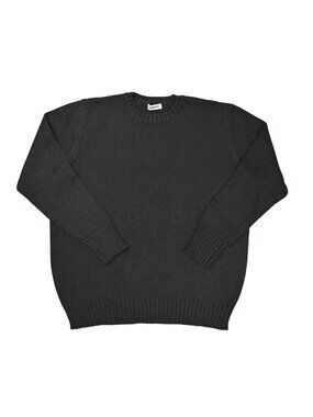 Rumored Knit Crewneck Sweater in Black